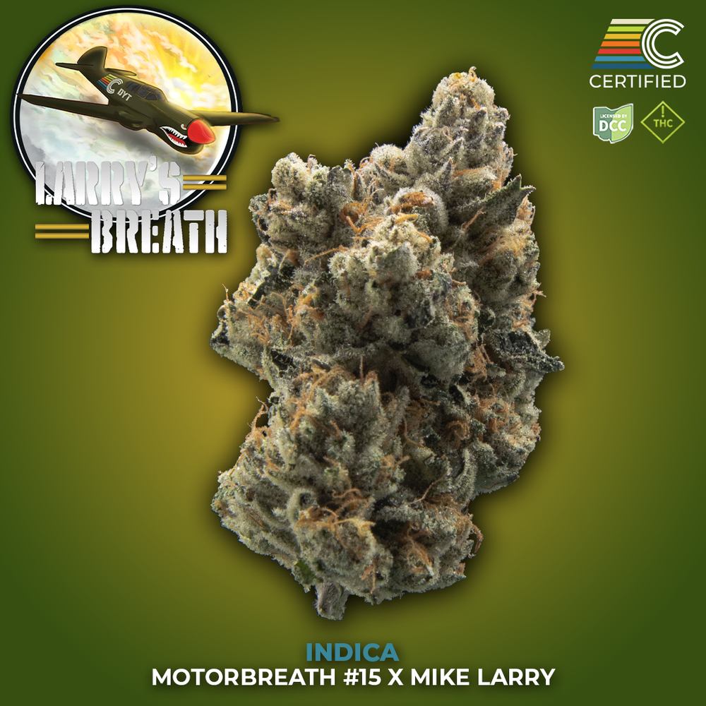 Larry's Breath #7 Strain | Indica Cannabis Flower | CERTIFIED